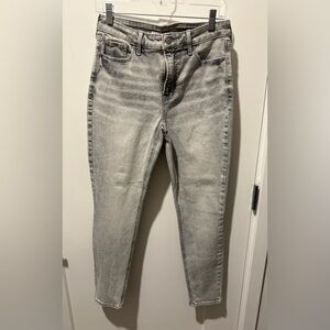 Old Navy High-Rise Rockstar Super Skinny Gray Women's Jeans. Size 8